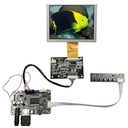 VSDISPLAY ZJ050NA-08C 5 Zoll 640X480 LCD-Bildschirm funktioniert mit LCD-Controller-Treiberplatine VS-N5V3.1 AT050TN22 Ersatzbildschirm von VSDISPLAY