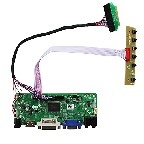 VSDISPLAY VGA DVI Audio 68676 LCD Controller Driver Board für 12,1 Zoll 1280x800 LTN121AT09 LCD Panel von VSDISPLAY