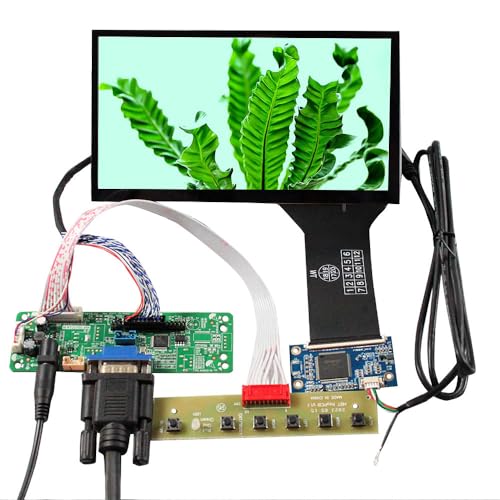 VSDISPLAY RT2270C-806 TFT-LCD-Touchscreen 17,8 cm (7 Zoll), 1024 x 600, 1000 nit, 20 Pins und VGA LVDs Controller Board von VSDISPLAY