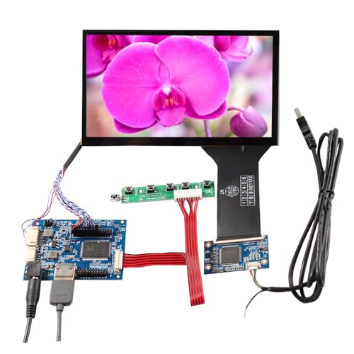 VSDISPLAY VS-TY2660H-V661 TFT-LCD-Touchscreen, 17,8 cm (7 Zoll), 1024 x 600, 1000 nit, 20-polig, Audio LVDS Controller-Platine von VSDISPLAY