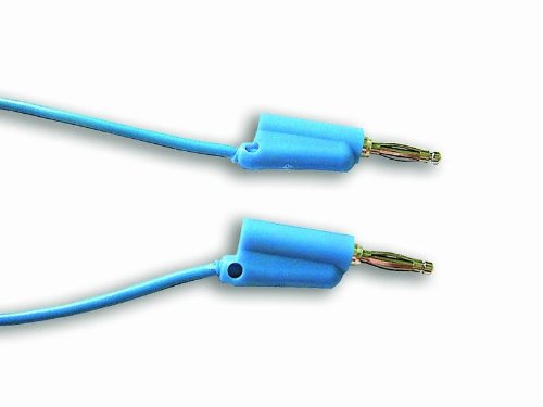 VS-ELECTRONIC - 411171 Messleitung mit axialer Buchse, 2 mm, 10 cm Länge, Blau MFK2020 10cm blau von VS Electronic