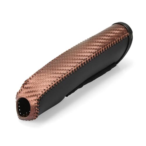 VSESTCDPB Handbremsgriffe Für A1 A3 A4 A5 A6 A7 A8 C5 C6 Q2 Q5 Q3 Q7 S3 TT Auto Getriebe Handbremsabdeckung(BRAUN) von VSESTCDPB