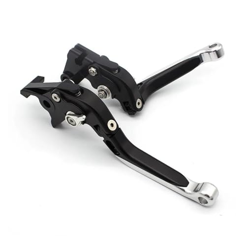VSESTCDPB Motorrad Motorradzubehör Für CBR650F CB650F CB650R CBR650R 2014-2024 Verstellbarer Brems Kupplungshebel Zubehör(Fold Extend Silber) von VSESTCDPB