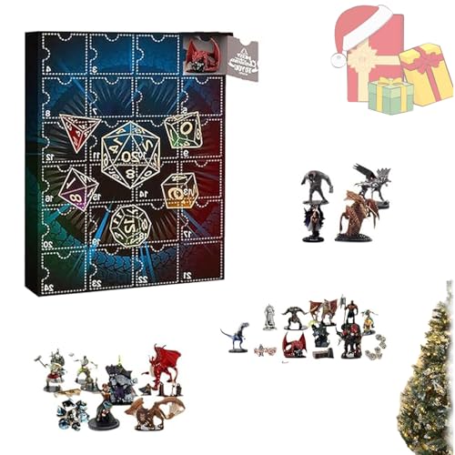 Dnd Advent Calendar, Kreative Weihnachtsdekoration, Sammelbare Spielzeug Krieg Hammer Charaktere, Kalender Als Geschenke von VSFJZJKJ