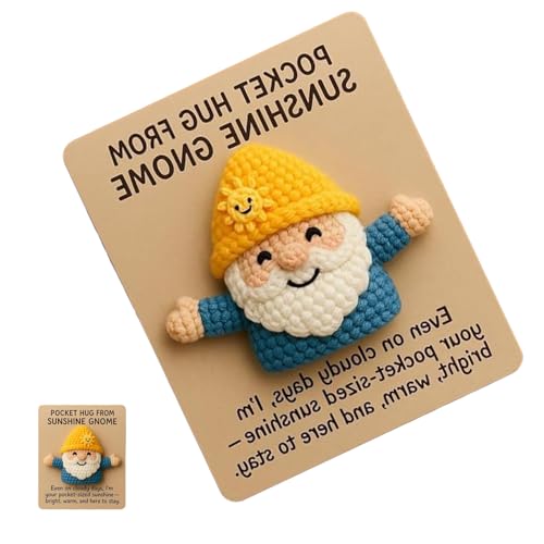 VSFJZJKJ Emotionale UnterstüTzung PlüSch, Motivierende Positive Karten, Haken Emotional Mini Dwarf, Inspirierende Positive Geschenke, Geschenke für Familie, Freunde Usw VSFJZJKJ Emotionale UnterstüTzung PlüSch, Motivierende Positive Karten, Haken Emotional Mini Dwarf, Inspirierende Positive Geschenke, Geschenke für Familie, Freunde Usw von VSFJZJKJ