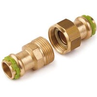VSH - Kupfer Pressfitting Sudo-Press Durchgangsverschraubung flachdichtend 18 mm Kontur v dvgw VSH - Kupfer Pressfitting Sudo-Press Durchgangsverschraubung flachdichtend 18 mm Kontur v dvgw von VSH