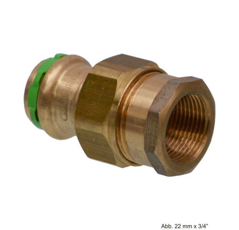 VSH Wasserrohr VSH SudoPress Kupfer/Rotguss SP4330GV Durchgangsverschrbg., IG, 18mmx3 VSH Wasserrohr VSH SudoPress Kupfer/Rotguss SP4330GV Durchgangsverschrbg., IG, 18mmx3 von VSH