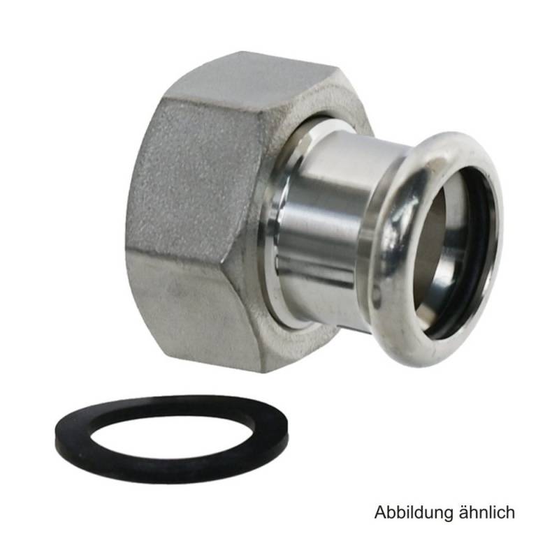 VSH Wasserrohr VSH XPress Edelstahl 304, R2404 halbe Verschraubung mit IG, 22 mm x 1" von VSH