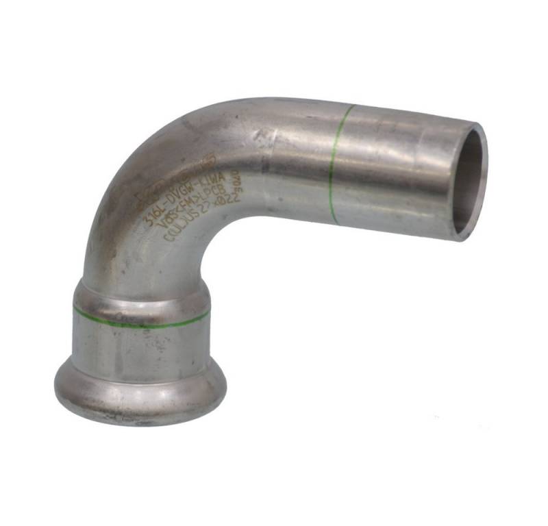 VSH Wasserrohr VSH XPress Edelstahl R2711, Bogen 90° I/A, 15 mm von VSH