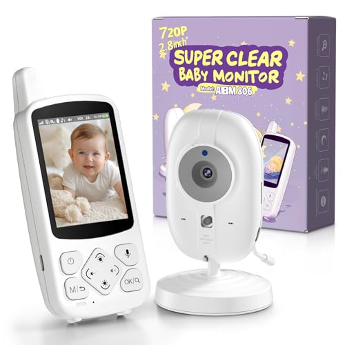 VSIFEHSO Babyphone mit Kamera 2,8 Zoll Baby Monitor 720p Baby Phone Digitalzoom Zwei-Wege-Audio VOX-Modus Nachtsicht Temperaturüberwachung Schlaflied Wecker VSIFEHSO Babyphone mit Kamera 2,8 Zoll Baby Monitor 720p Baby Phone Digitalzoom Zwei-Wege-Audio VOX-Modus Nachtsicht Temperaturüberwachung Schlaflied Wecker von VSIFEHSO