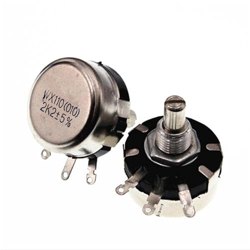 1W Drahtgewickeltes Drehpotentiometer aus Kohleschicht WX110 (010) - Rheostat 1 Stück von VSITIKVS