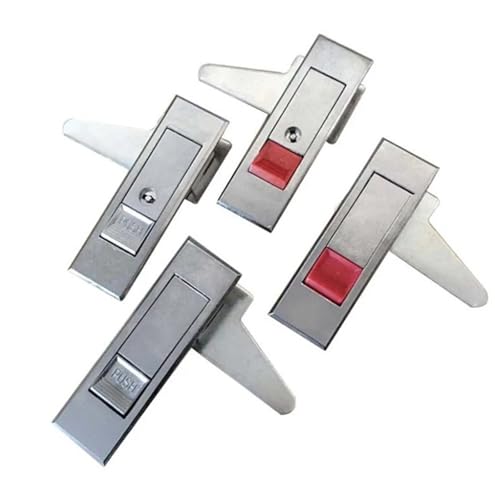 3 stücke Zink-legierung Feuer Schrank Cam Lock Silber Push Button Panel Lock MS603 Push Zu Öffnen Elektrische Schrank(3 Sets-red-B-Zinc) von VSITIKVS