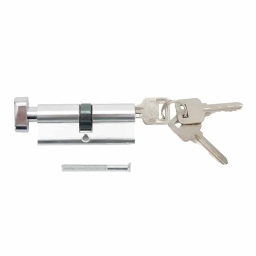 Daumen Drehen Zylinder Aluminium Türschloss 0,4 cm Innen 3 Schlüssel 1Pcs von VSITIKVS