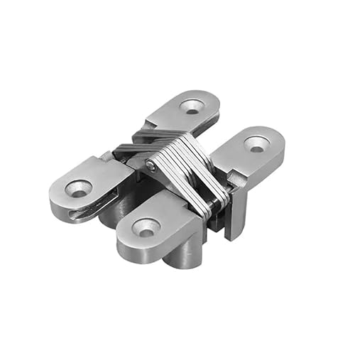 Edelstahl 180 Grad Versteckte Unsichtbare Klapp Schrank Tür Scharnier Hardware 2Pcs(NO.3) von VSITIKVS