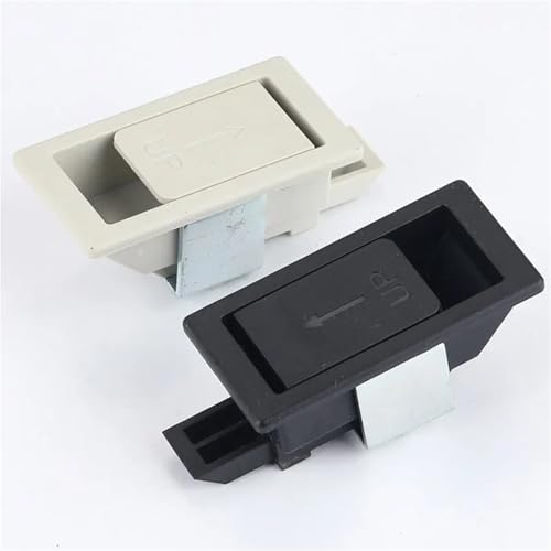 Kunststoff Push Keyless Close Inline Panel Latch Lock Tür 2 Stücke(7) von VSITIKVS