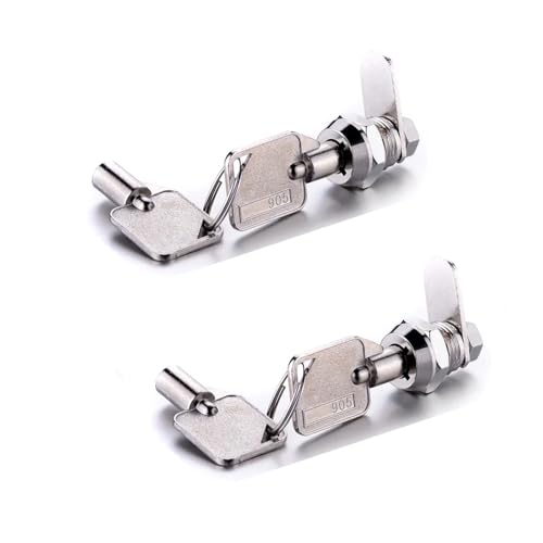 Mechanisches Türschloss, 12 mm, Nocken, zylindrisch, 1/2 Stück(2pc) von VSITIKVS