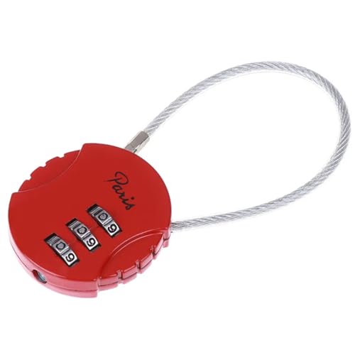 Messing 4 Ziffern Anzahl Passwort Lock Kombination Vorhängeschloss Pad Rückstellbare 6cm x 2cm x 1cm 1Pcs(Type 12) von VSITIKVS