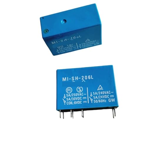 Relais MI-SH-206L 14F-2C-6V 8-polig Doppelt-5A 5St Relais MI-SH-206L 14F-2C-6V 8-polig Doppelt-5A 5St von VSITIKVS