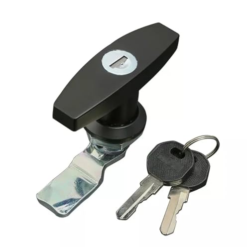 T-Form Griff Türschloss mit Schlüssel Verteilerkasten Schrank Latch 1Pcs(7) von VSITIKVS