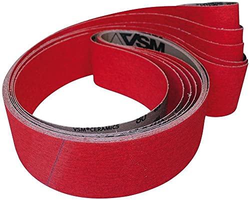VSM 746362 Schleifgewebeband 25 x 760 mm Keramik-Körnung 80 für Metall von VSM