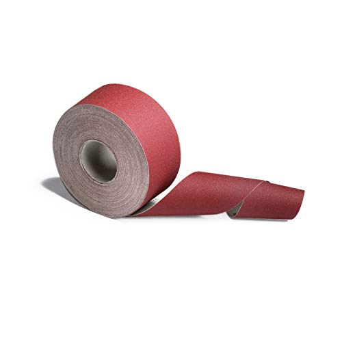VSM KK114F Schleifrolle/Sparrolle in Box verpackt | 25 x 50000 mm | 1 Stück | Körnung: 100 von VSM