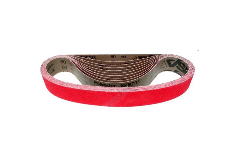 VSM Schleifpapier Schleifbänder 30x533 mm jede P80, (XK870X, 10 St) von VSM