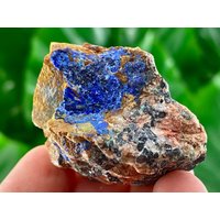 Blauer Azurit Und Malachit Aus Marokko, Azurit Kristall Cluster, Roher Stein, Roher Kristall, Blaue Mineralien, Grüner Stein von VSMINERALS