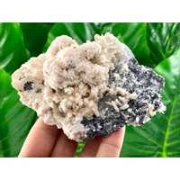 Calcit Mit Quarz, Chalcopyrit, Sphalerit Aus Krushev Dol Mine, Madan, Bulgarien, Mineral, Bergkristall, Bergkristall von VSMINERALS