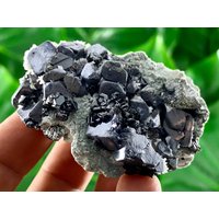 Glänzendes Galenit Mit Sphalerit, Quarz, Chalkopyrit Aus Bulgarien, Mineral, Exemplar, Kristall, Haufen, Stein, Felsen, Seltenes Galena, Würfel von VSMINERALS