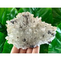 Großer Transparenter Quarz Mit Sphalerit Von 9. September Mine, Madan, Bulgarien, Quarz Cluster, Home Decor, Sphalerit Auf Matrix, Kollektion von VSMINERALS