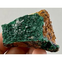 Grüner Malachit Und Azurit Aus Marokko, Azurit Kristall Cluster, Roher Stein, Roher Kristall, Blaue Mineralien, Grüner Stein von VSMINERALS