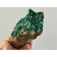 Grüner Malachit Und Azurit Aus Marokko, Azurit Kristall Cluster, Roher Stein, Roher Kristall, Blaue Mineralien, Grüner Stein von VSMINERALS