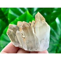 Quarz Mit Limonit Aus Djurkovo Mine, Laki, Bulgarien, Transparenter Quarz, Quarz Cluster, Home Decor, Energiekristall, Naturkristall von VSMINERALS