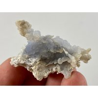 Seltener Blauer Chalcedon Vom 9. September Mine, Madan, Bulgarien, Natürliches Mineral, Kristall Chalcedon, Mineral Chalcedon, Blauer Kristall von VSMINERALS