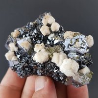 Top-Qualität Sphalerit Mit Sehr Glänzendem Galena, Chalkopyrit Und Calcit Aus Bulgarien, Madan Krushev Dol Mine, 100% Natürlicher Mineralstoff von VSMINERALS