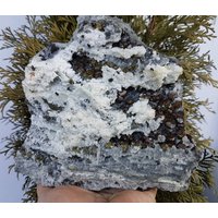 Großer Quarz Mit Edelstein Sphalerit Var Kleiophan Aus Bulgarien von VSMINERALS