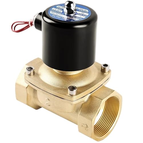 1/2 "3/4" 1 "2" Zoll Normalerweise Geschlossen Messing Magnetventil 220VAC 110VAC 24VDC 12VDC 24VAC Direkt Wirkenden For Wasser Gas Öl(3/4",220VAC) von VSNPJPVPH