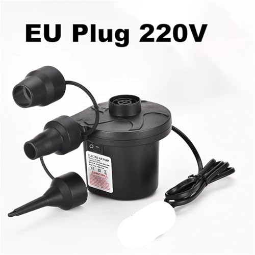 12V 220V Elektrische Luftpumpe Trinkwasser Aufblasbare Pumpe Kompressor for Matratze Schwimmbad Schnelle Luft Füllung Inflator Gebläse Düse(220V EU) von VSNPJPVPH