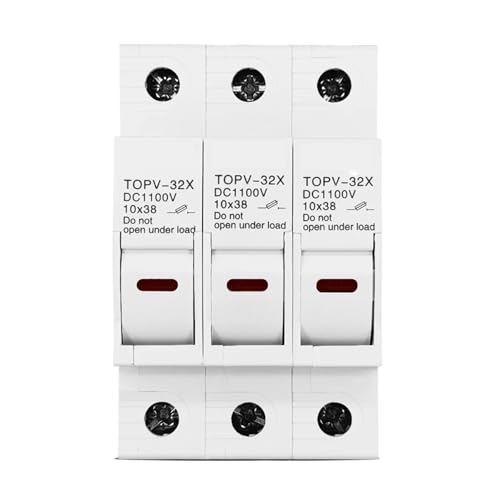 3P 1100V DC Fuse Holder 10 * 38mm High Voltage Solar PV TOPV-32 Base Photovoltaic System Protection Protector gPV LED 3P 1100V DC Fuse Holder 10 * 38mm High Voltage Solar PV TOPV-32 Base Photovoltaic System Protection Protector gPV LED von VSNPJPVPH