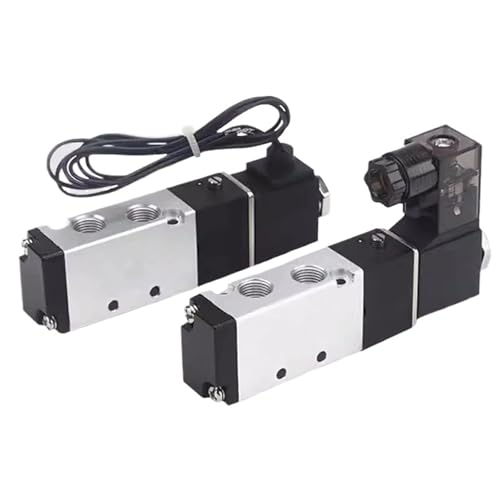 4V110-06 Air 2 Position 5 Way Elektronische Pneumatische Mit Pneumatische Anschluss Magnetventil DC12V DC24V AC220v AC110V AC36V(Line 4V110-06,AC220V) von VSNPJPVPH