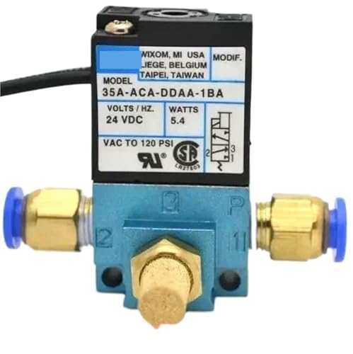 Elektronisches Magnetventil mit 3 Anschlüssen, 35A-ACA-DDBA-1BA 35A-ACA-DDFA-1BA 35A-ACA-DDAA-1BA mit Messing (Grasgrün) von VSNPJPVPH