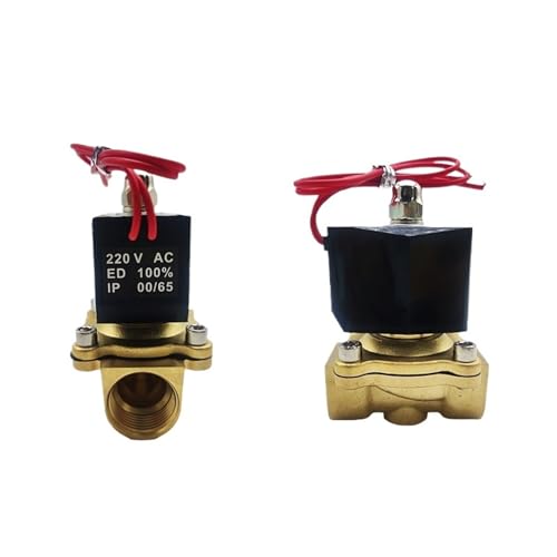 G1/4 3/8 1/2 3/4 1" Electric Brass Solenoid Valve For Water Oil And Air Normally Closed IP65 DN15, DN20 DN25 DN08 12V, 24V, 220V(DN25,G_12V_COPPER BODY) von VSNPJPVPH