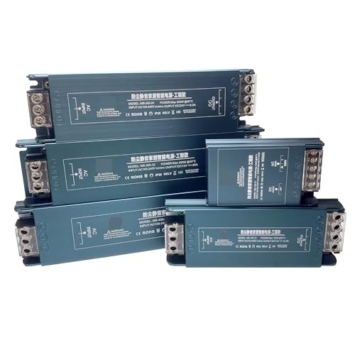 LED Power Supply AC110V 220V To DC12V 24V 100W 150W 200W 300W 400W 600W Mini Size Ultra Thin Mute Dustproof Lighting Transformer(200W,DC 12V) von VSNPJPVPH