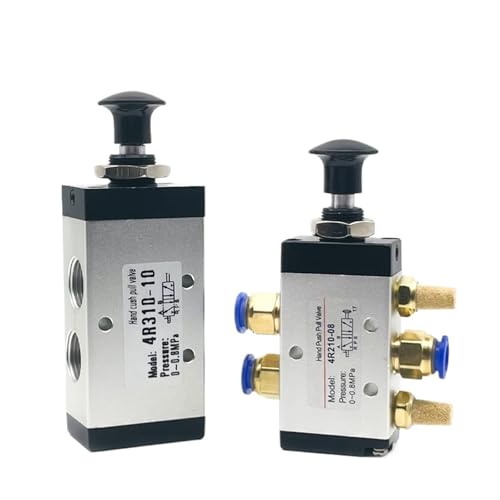 Luft-Handventil 2-Wege 5 Position 4R110-06/210-08/310-10/410-15 Push- und Pull-Pneumatikschalter-Controller(Only Valve) von VSNPJPVPH