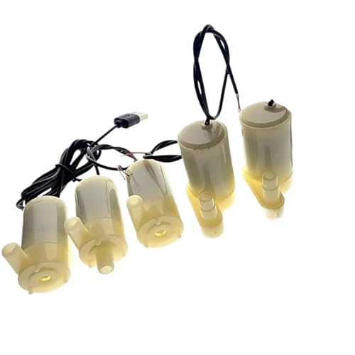 Micro Submersible and Amphibious DC Motor Pump Water Pump 3/4.5V 80-100L/H DC Motor 3V Submersible Pump 3W Water Pipe(1 PCS_VERTICAL TYPE) von VSNPJPVPH