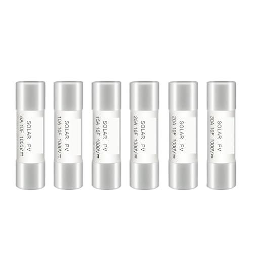 Solar DC 1000V PV Fuses 6A 10A 15A 20A 25A 30A High Voltage for Solar System Protection(10A) von VSNPJPVPH