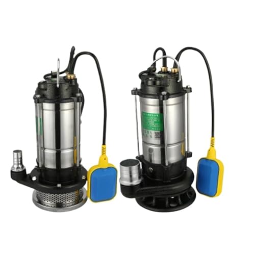 Tauchpumpe aus Edelstahl mit Schwimmer, Unterwasser-Wasserabwasser for landwirtschaftliche Gärten, selbstansaugende Entwässerungsbewässerung, 220 V(F 550W 40 Sewage) von VSNPJPVPH