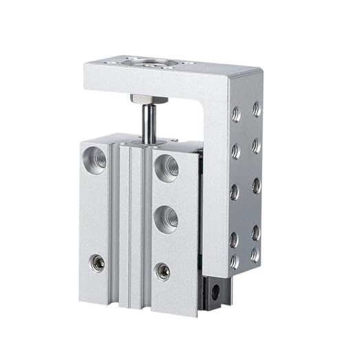 VSNPJPVPH MXH6 MXH10 MXH16 MXH20 Rail Cylinder Type Precision Pneumatic Air Linear Side Rail Guide Rod Cylinder(50mm Stroke,MXH6) von VSNPJPVPH