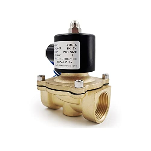 Elektrisches Magnetventil DN8 DN10 DN15 DN20 DN25 N/C Pneumatisches Ventil for Wasser Öl Luft 12V/24V/220V/110V 1St(Ac220v,DN8) von VSPPJYFG