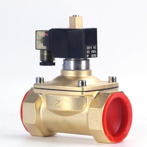 Hochtemperatur-Normalerweise offenes Magnetventil 220VAC 24VDC DN15 20 25 32 40 50K 1Pcs(24vac-max. 80 Celsius,1-1/2inch) von VSPPJYFG